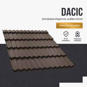 DACIC 35 Cserepeslemez Ral8019 Szürkésbarna Matt 0.60MM