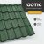 GOTIC 35 Cserepeslemez Ral6005 Mohazöld GrandeMat 0.50 MM