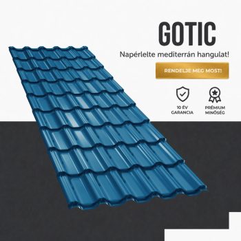 GOTIC 35 Cserepeslemez Ral5010 Enciánkék fényes 0.45 MM 
