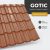 GOTIC 35 Cserepeslemez Ral8004 Rézbarna 0.45 MM fényes