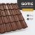 GOTIC 40 Cserepeslemez Ral8017 Csokoládébarna 0.45 MM fényes