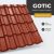 GOTIC 35 Cserepeslemez Ral3011 Barnásvörös 0.50 MM fényes