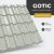 GOTIC 40 Cserepeslemez Ral9002 Szürkésfehér 0.60 MM