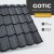 GOTIC 35 Cserepeslemez Ral7016 Antracitszürke Matt 0.45 MM