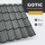 GOTIC 35 Cserepeslemez Ral7024  Grafitszürke Matt 0.45 MM