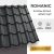 ROMANIC 40 Cserepeslemez Ral9005 Fekete GrandeMat 0.50 MM