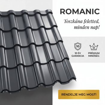   ROMANIC 35 Cserepeslemez Ral7016 Antracitszürke fényes 0.60 MM
