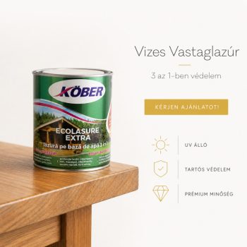 Köber Vízesbázisú Vastaglazúrok