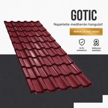 Gotic Fényes Cserepeslemezek