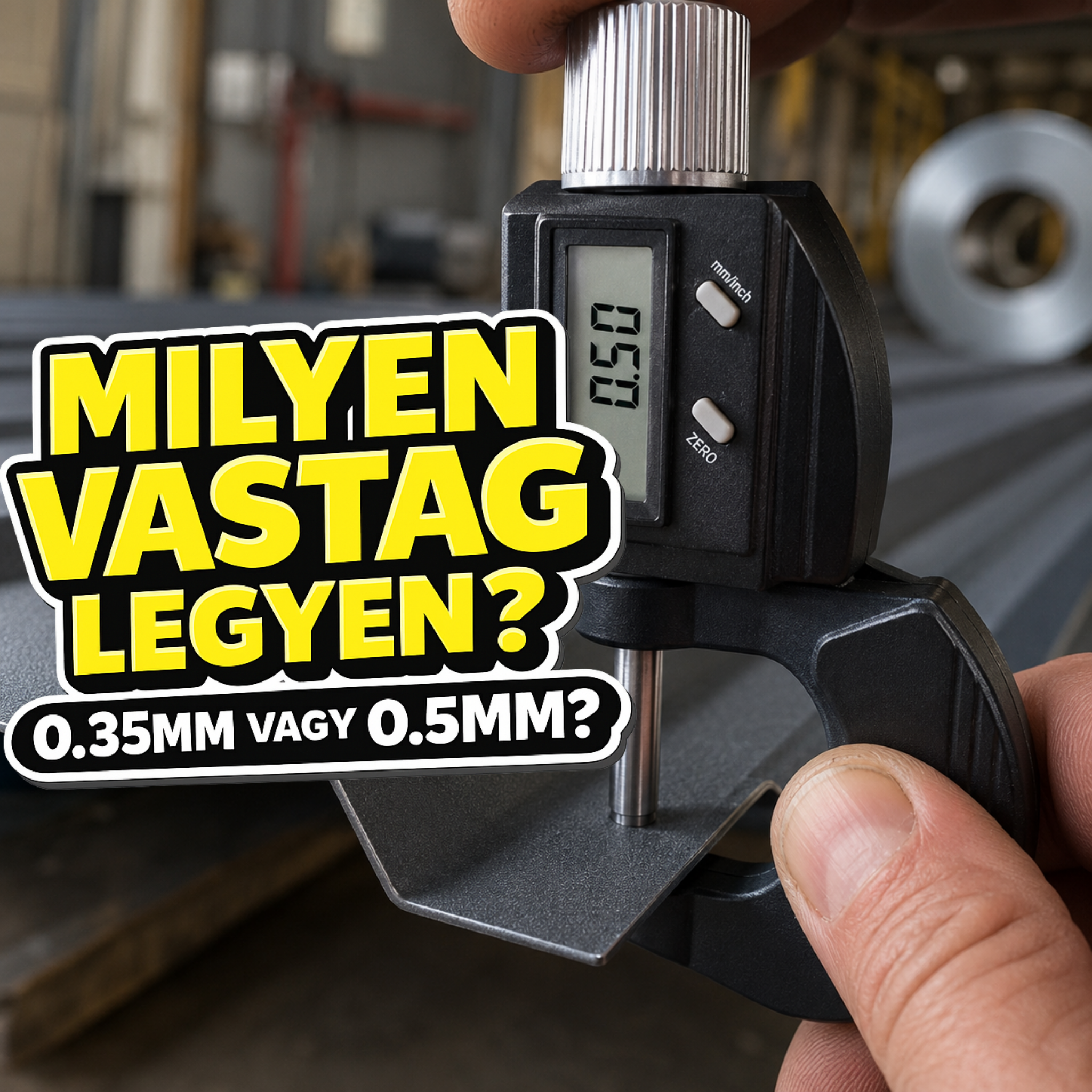 Trapézlemez vastagság: 0,4 vagy 0,5 mm - mire figyelj?